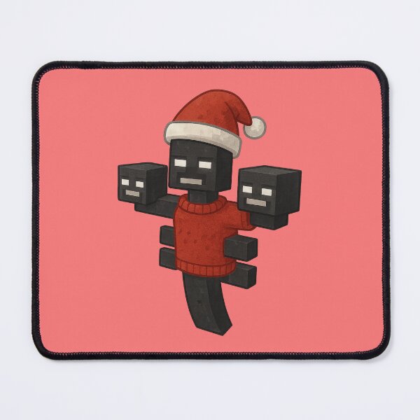 Item preview, Wither Santa Claus, Minecraft Style! Blocky, Jolly & Ready for Christmas designed and sold by DibujandoPorfa.
