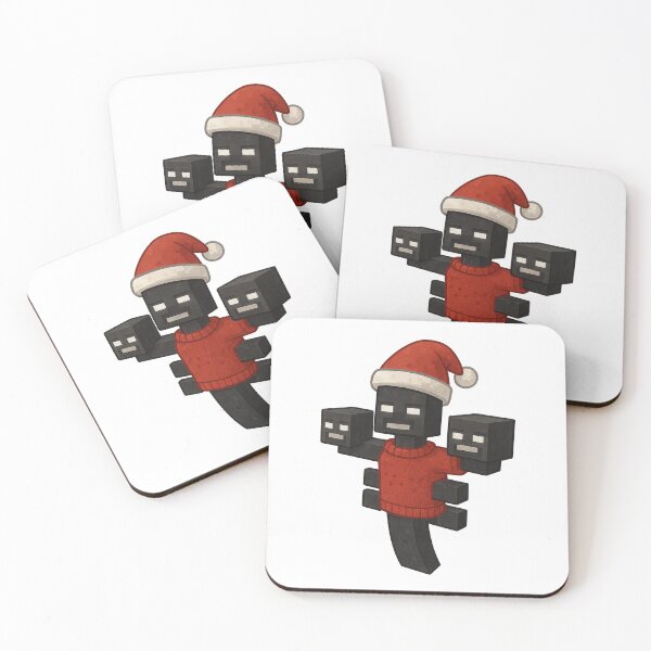 Item preview, Wither Santa Claus, Minecraft Style! Blocky, Jolly & Ready for Christmas designed and sold by DibujandoPorfa.