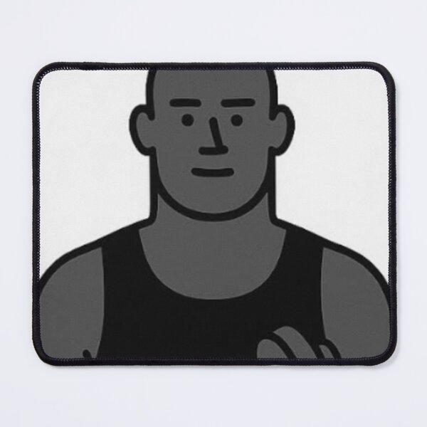 Item preview, drawing of a bodybuilder with his dumbbells designed and sold by Icon4Frames.