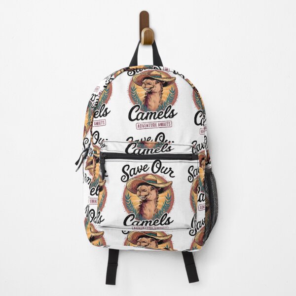 Item preview, Save Our Camels – Colorful Camel Illustration (Adventure & Conservation) designed and sold by CalmDownZone ⭐️⭐️⭐️⭐️⭐️.