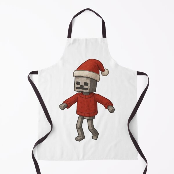 Item preview, Skeleton Santa Claus, Minecraft Style! Blocky, Jolly & Ready for Christmas designed and sold by DibujandoPorfa.