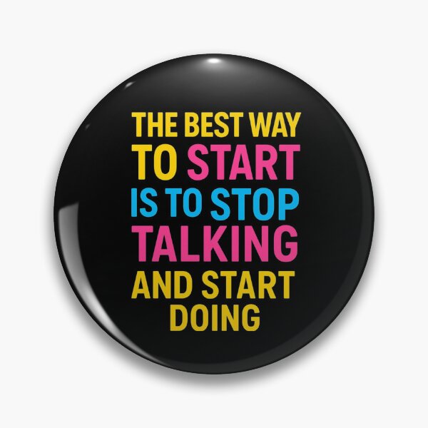 Item preview, Stop Talking, Start Doing designed and sold by Motivive.