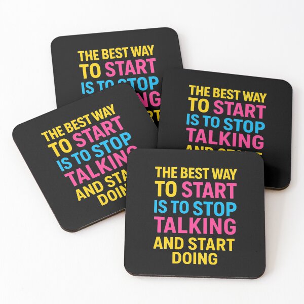 Item preview, Stop Talking, Start Doing designed and sold by Motivive.