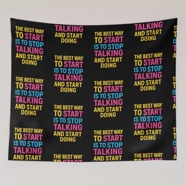 Item preview, Stop Talking, Start Doing designed and sold by Motivive.