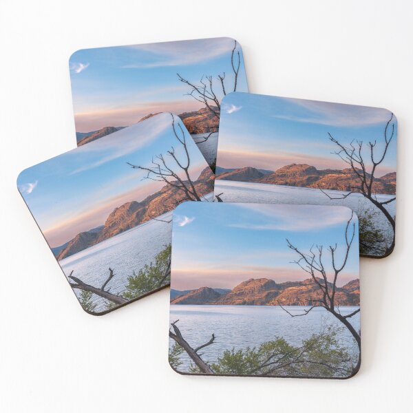 Item preview, Okanagan Lake Provincial Park view of Lake and Mountains at Sunset designed and sold by Amy Mitchell.