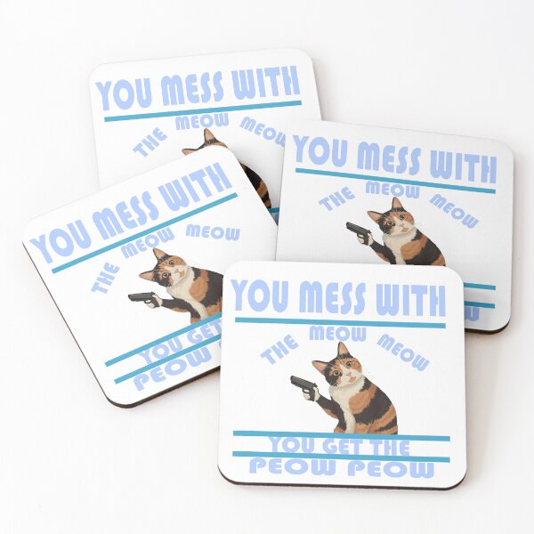 Item preview, Kitty Peow Peow designed and sold by Flying Leaf Apparel Co..