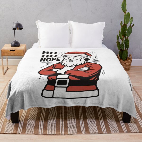 Item preview, Grumpy Santa Ho Ho Nope designed and sold by SnappyPNG.
