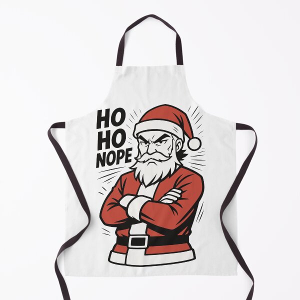 Item preview, Grumpy Santa Ho Ho Nope designed and sold by SnappyPNG.