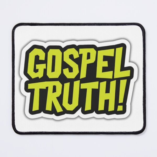 Item preview, GOSPEL TRUTH! Wavy Comic Book Christian Typography Tee designed and sold by FitnWear.