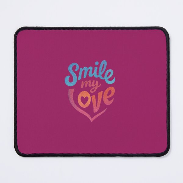 Item preview, Smile For Love Heart Shaped Typography Artwork designed and sold by Kony83.