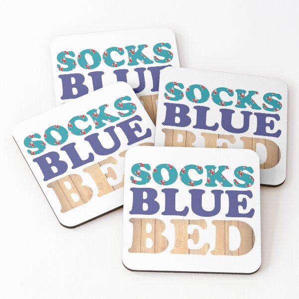 Item preview, Socks, Blue, Bed designed and sold by artjuniverse.
