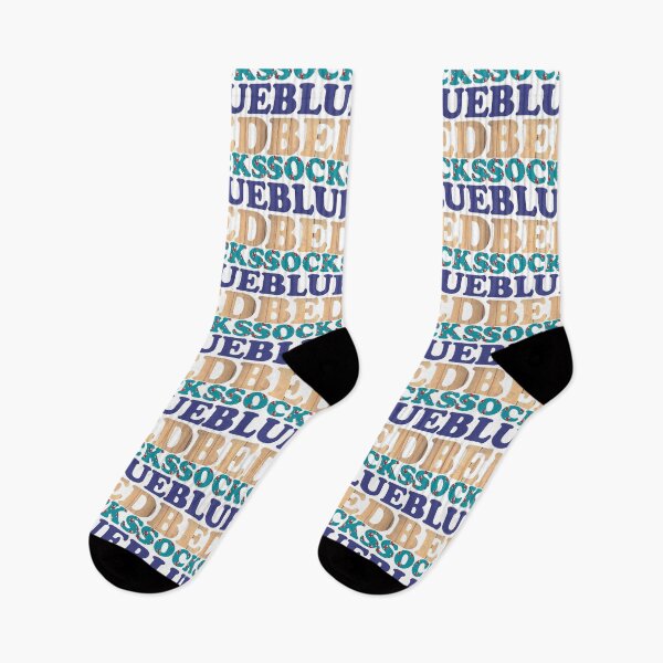 Item preview, Socks, Blue, Bed designed and sold by artjuniverse.