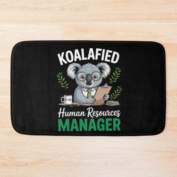 Item preview, Koalafied Human Resources Manager Cute HR Design designed and sold by FreshVibe Prints.