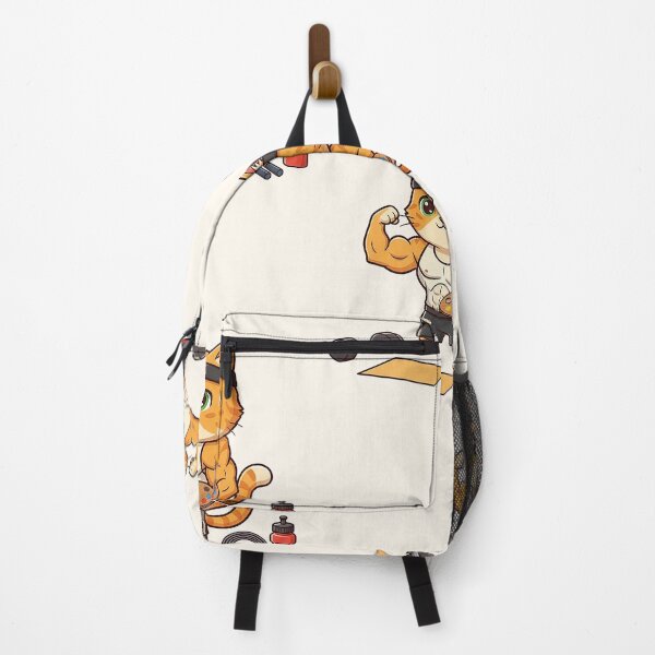 Item preview, Muscular Cat Artist Gym Workout Funny Feline designed and sold by HoopeStylee.