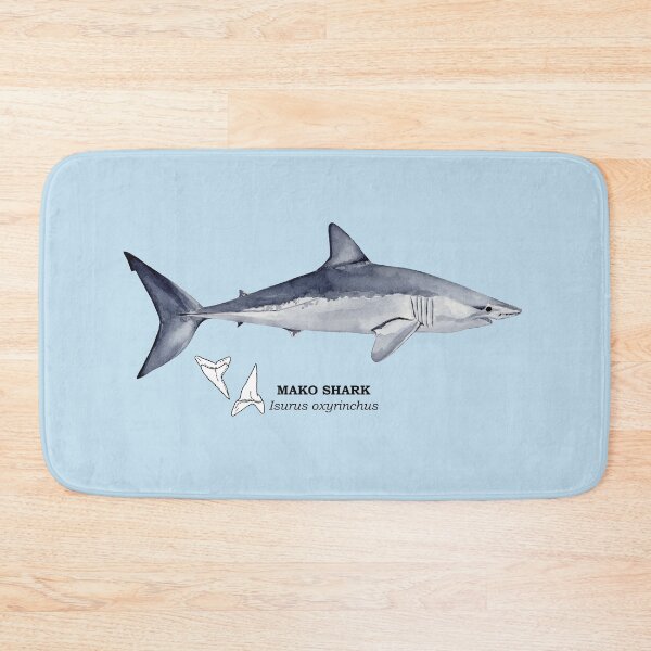 Item preview, MAKO SHARK-Isurus oxyrinchus (name and teeth) designed and sold by BEATRIZ ABAITUA.