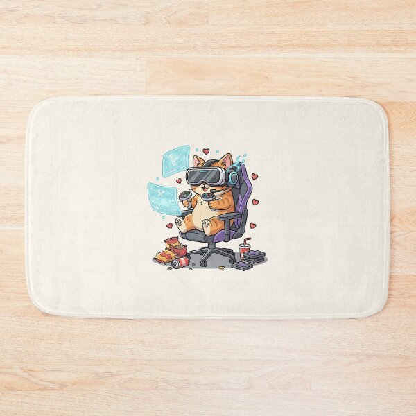 Item preview, R Meow-ster! Virtual Reality Gamer Cat designed and sold by HoopeStylee.