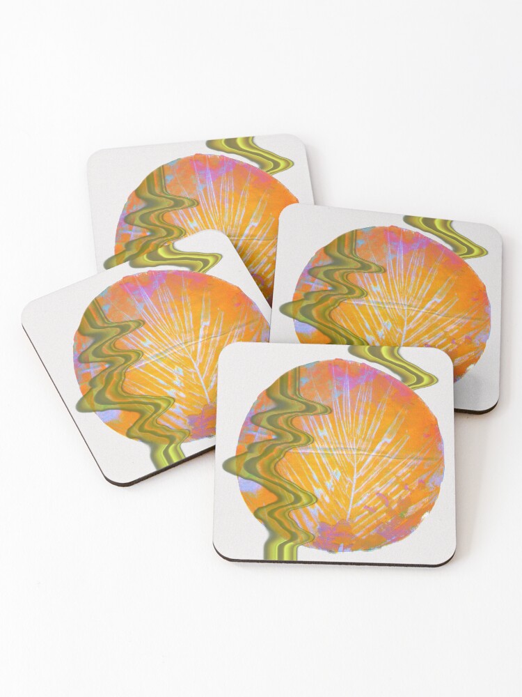 Thumbnail 1 of 5, Coasters (Set of 4), Jungle Abstract designed and sold by Ralufia.