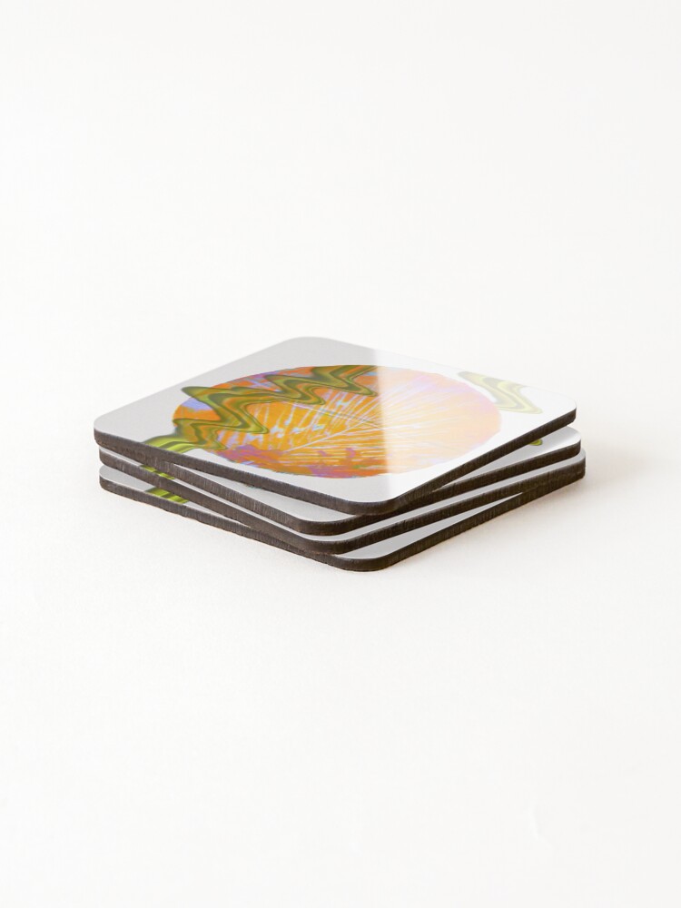 Thumbnail 4 of 5, Coasters (Set of 4), Jungle Abstract designed and sold by Ralufia.