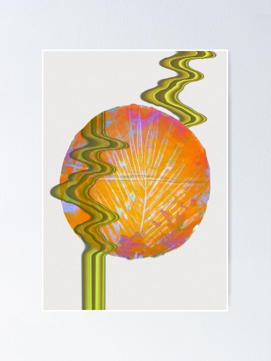 Thumbnail 1 of 3, Poster, Jungle Abstract designed and sold by Ralufia.