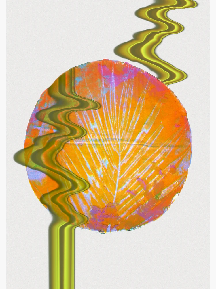 Thumbnail 3 of 3, Magnet, Jungle Abstract designed and sold by Ralufia.