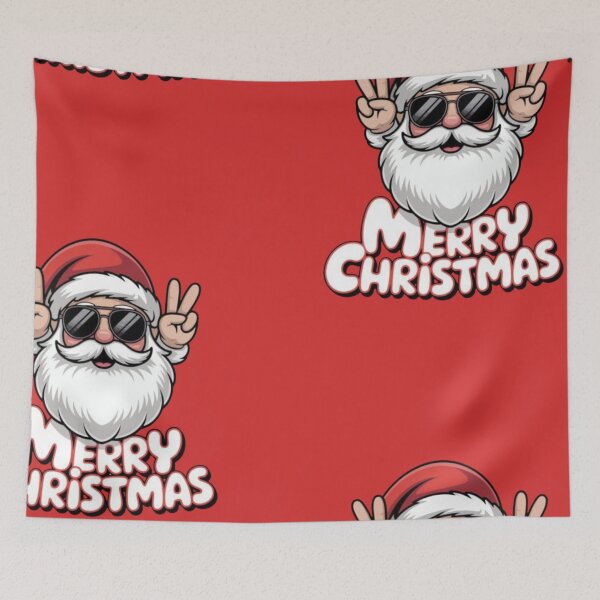 Item preview, Cool Santa Claus with Glasses | Modern Merry Christmas | Alternative Christmas Design designed and sold by XNewStore.
