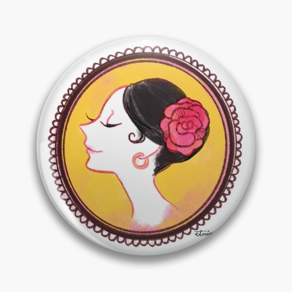 Item preview, Kitri Profile with Red Rose designed and sold by etniop.