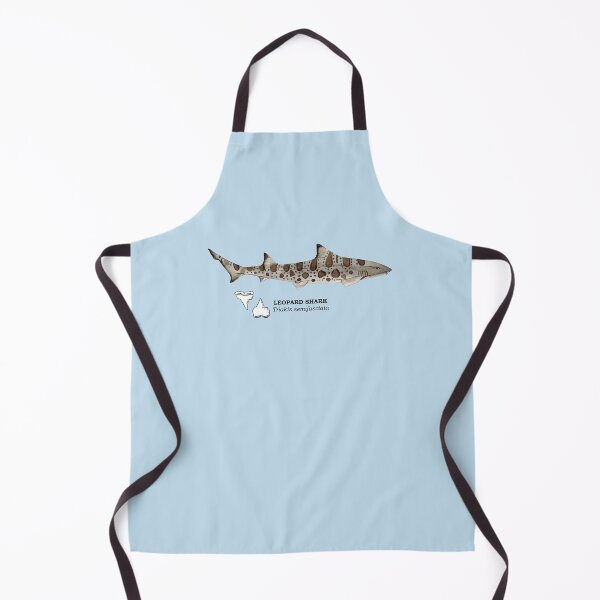 Item preview, LEOPARD SHARK-Triakis semifasciata (name and teeth) designed and sold by BEATRIZ ABAITUA.