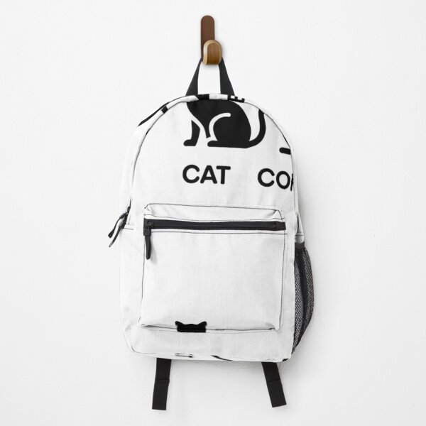 Item preview, Cat Coffee Repeat Minimalist Cat Lover Coffee Shirt designed and sold by CQ-Art.
