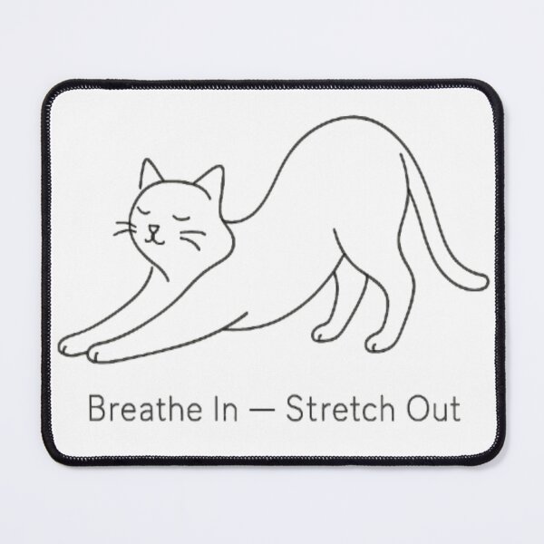 Item preview, Breathe In — Stretch Out (Yoga Cat) designed and sold by maciejdesing.