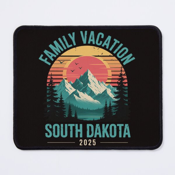 Item preview, Outdoors Mountains Sunset Family Vacation 2025 South Dakota designed and sold by MelSurf.