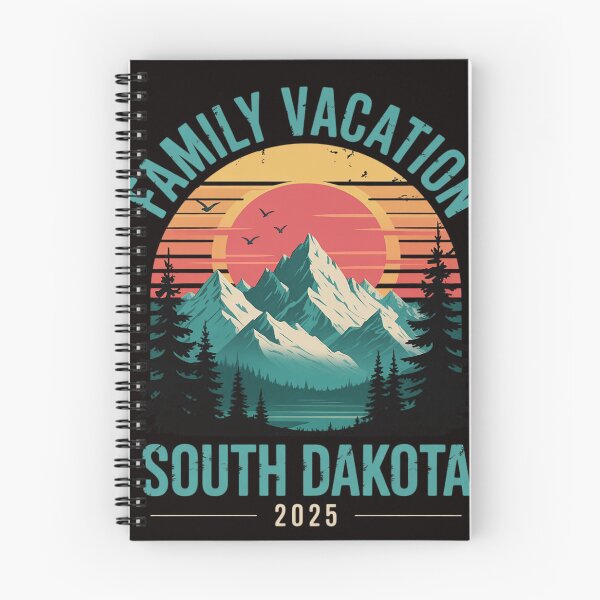 Item preview, Outdoors Mountains Sunset Family Vacation 2025 South Dakota designed and sold by MelSurf.