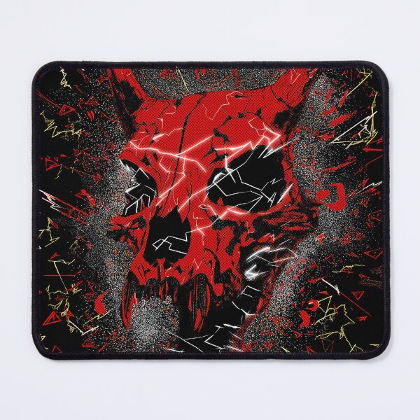Item preview, Neon Shattered Demon Skull designed and sold by SteadyRolling.