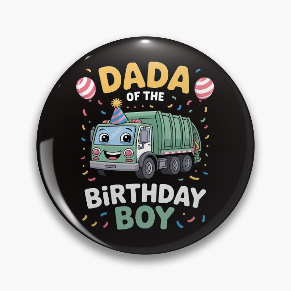 Item preview, Dada Of The Birthday Boy Garbage Truck Recycling Trash designed and sold by MelSurf.