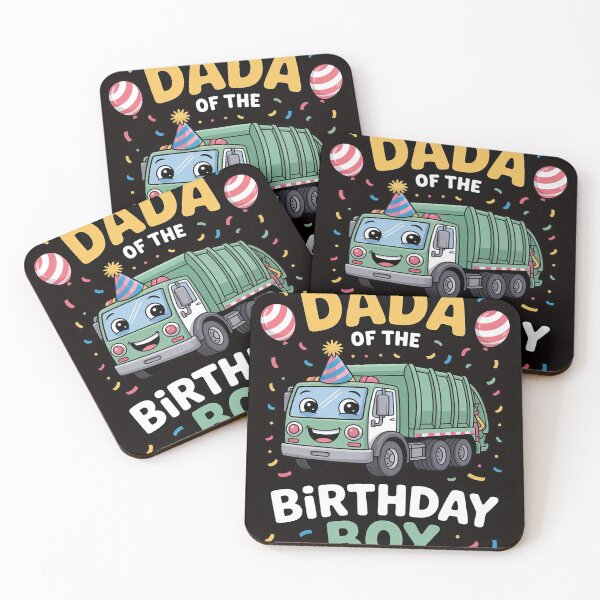 Item preview, Dada Of The Birthday Boy Garbage Truck Recycling Trash designed and sold by MelSurf.