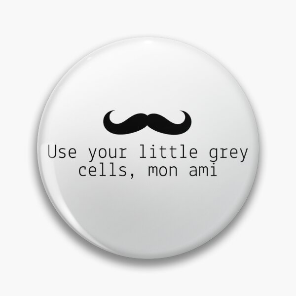Item preview, Use your little grey cells designed and sold by Fantasy2Reality.