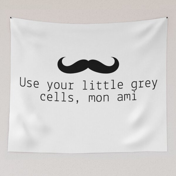 Item preview, Use your little grey cells designed and sold by Fantasy2Reality.