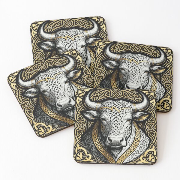 Item preview, Cow Celtic Scandinavian designed and sold by OniricaDesign.