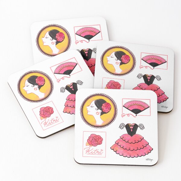 Item preview, Kitri with Red Rose Themed Motifs designed and sold by etniop.