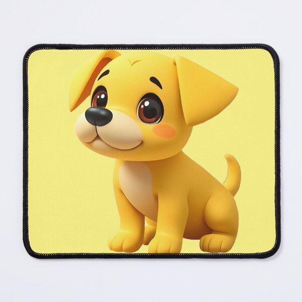 Item preview, very cute yellow puppy designed and sold by Nikoleta Vukovic.