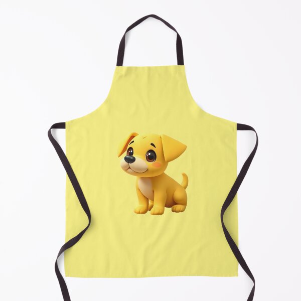 Item preview, very cute yellow puppy designed and sold by Nikoleta Vukovic.