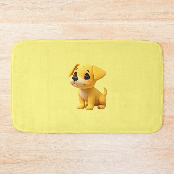 Item preview, very cute yellow puppy designed and sold by Nikoleta Vukovic.