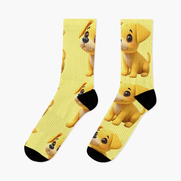 Item preview, very cute yellow puppy designed and sold by Nikoleta Vukovic.