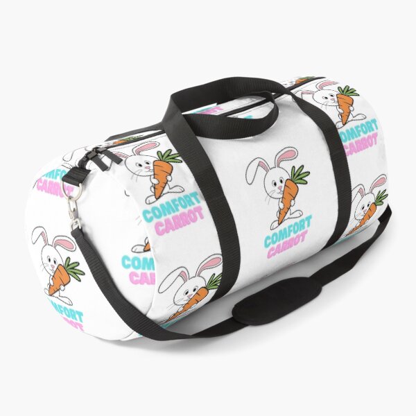 Item preview, Comfort Carrot Cute Bunny Rabbit with Carrot Funny Animal Pun designed and sold by HumTumMe.