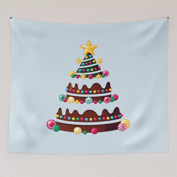 Item preview, christmas tree Cake Seasonal Graphic designed and sold by Uglyandcute.