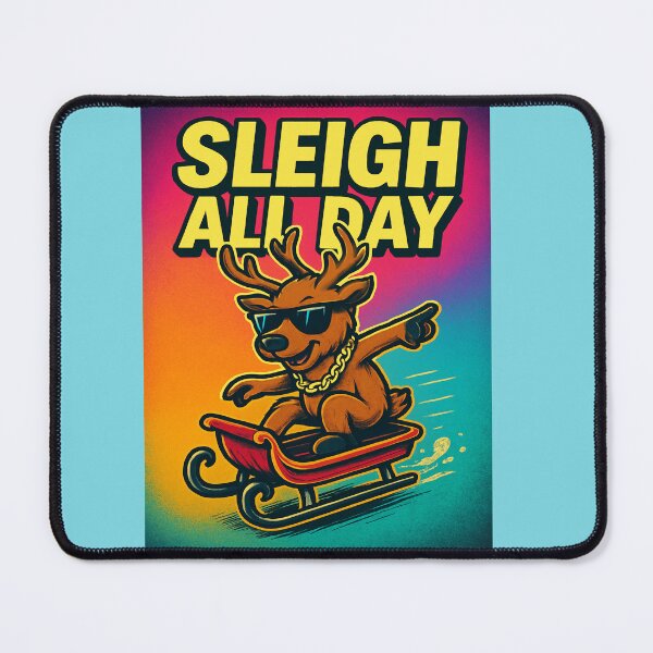 Item preview, "Sleigh all day" - Cyber Deer on a Sleigh From Felia designed and sold by Felia001.