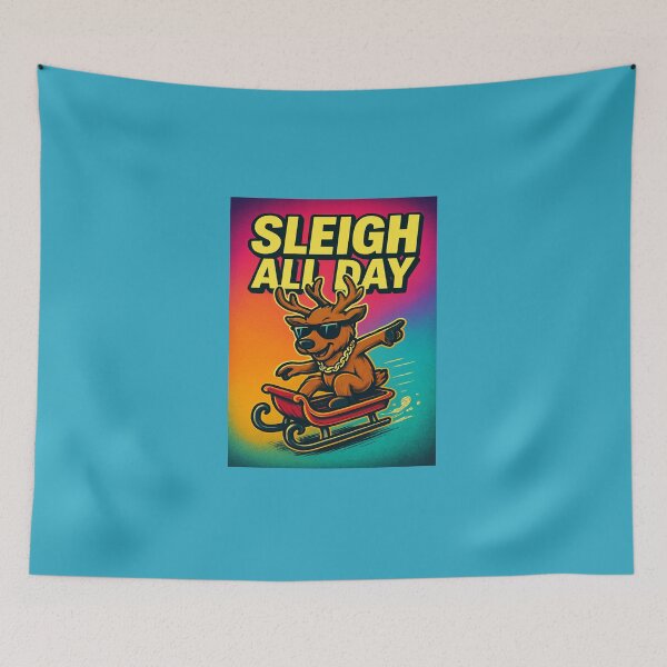 Item preview, "Sleigh all day" - Cyber Deer on a Sleigh From Felia designed and sold by Felia001.