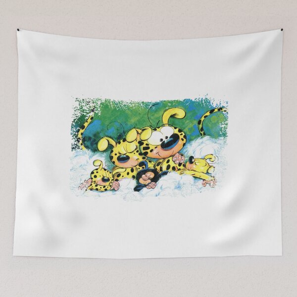 Item preview, Marsupilami with family sleeping Active designed and sold by oritoor58392.