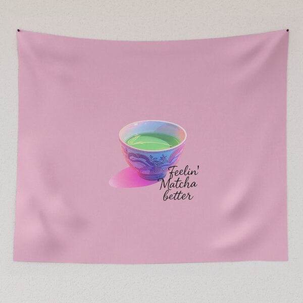 Item preview, Feelin' matcha better designed and sold by Pastel & Neon art store.