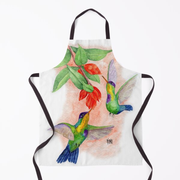 Item preview, Fiery Throated Hummingbirds feeding on Cavendishia Fowers designed and sold by Jesus Vichareli.
