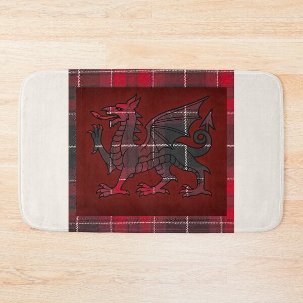 Item preview, Pride Of Wales - Universal - Welsh Tartan & y Ddraig Goch - the red dragon  designed and sold by WheelieGdArt.